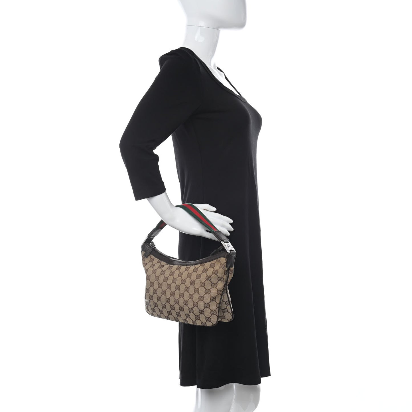 Monogram Medium Pop Hobo Dark Brown