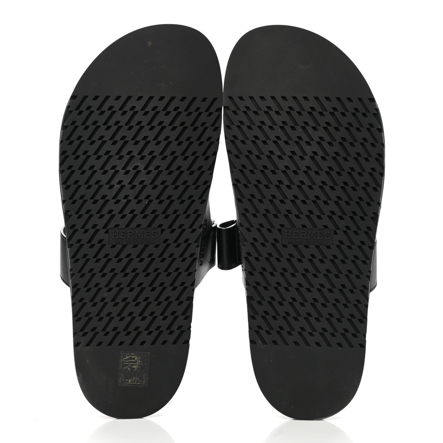 Calfskin Mens Chypre Sandals 41 Black