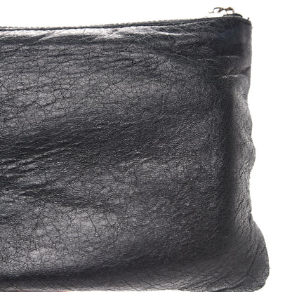 Balenciaga Agneau Giant 12 Silver Hardware M Porte-Monnaie Coin Purse Black 7 of 9