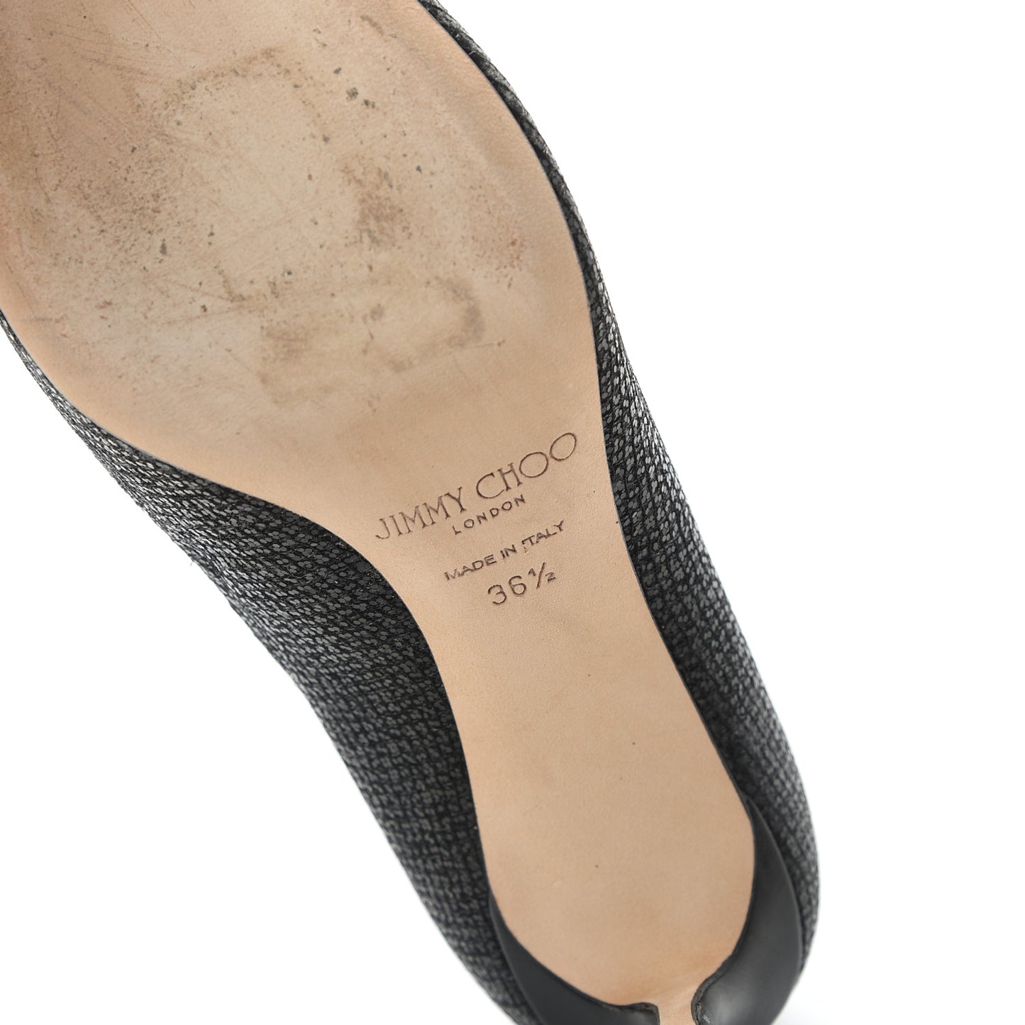Glitter Crystal Marvel 85 Pumps 36.5 Black