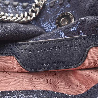 Stella McCartney Shaggy Deer Mini Falabella Fold Over Tote Lapis Navy 6 of 7