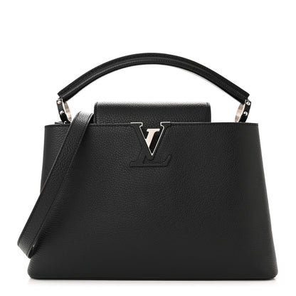 Louis Vuitton Taurillon Capucines PM Black 1 of 10
