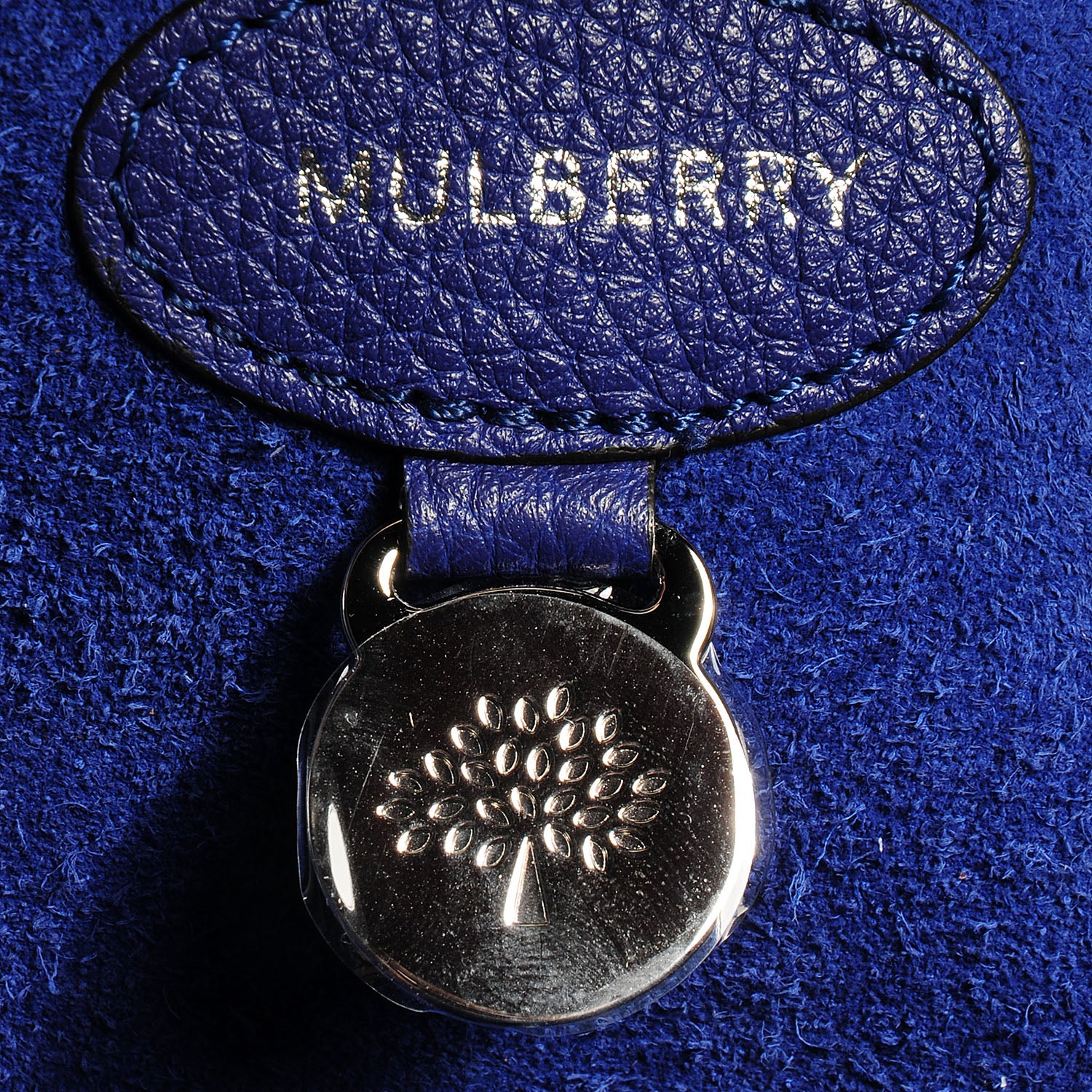 Mulberry Soft Grain Leather Bayswater Indigo 11 of 14