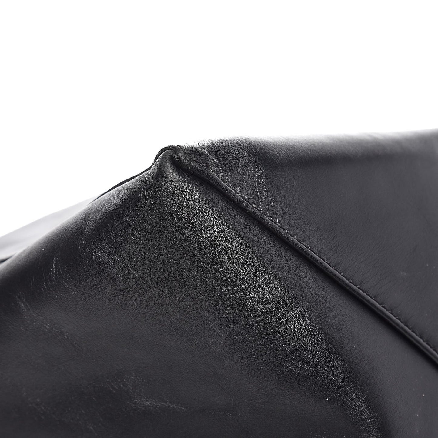 Lambskin Horizontal Cabas Black