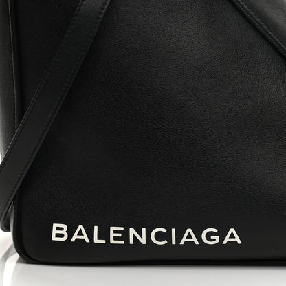 Balenciaga Calfskin M Triangle Duffle Black 6 of 13