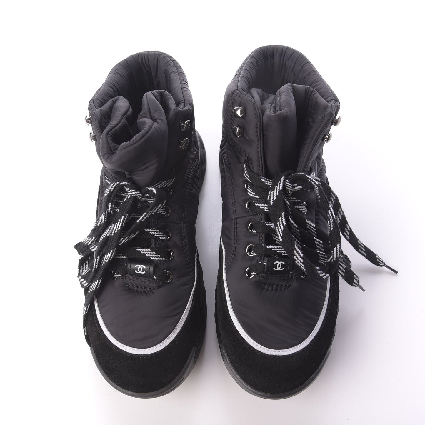 Fabric Suede Womens CC Sneakers 37.5 Black