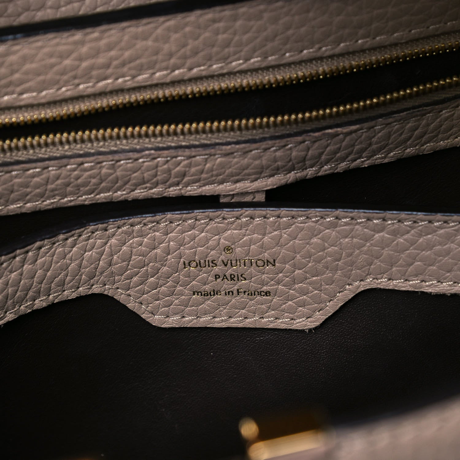 Louis Vuitton Taurillon Capucines PM Galet 6 of 8