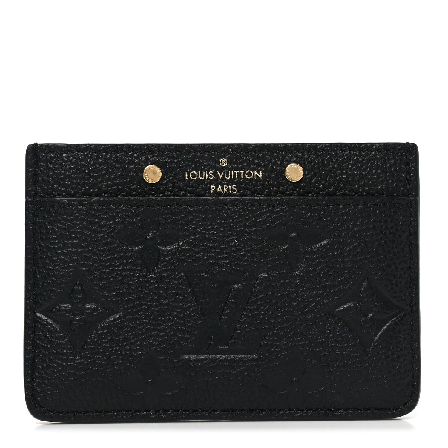 Louis Vuitton Empreinte Card Holder Black 1 of 6