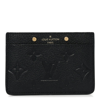 Louis Vuitton Empreinte Card Holder Black 1 of 6