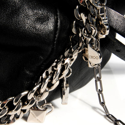 Jimmy Choo Biker Leather Large Crossbody Black 9 of 9
