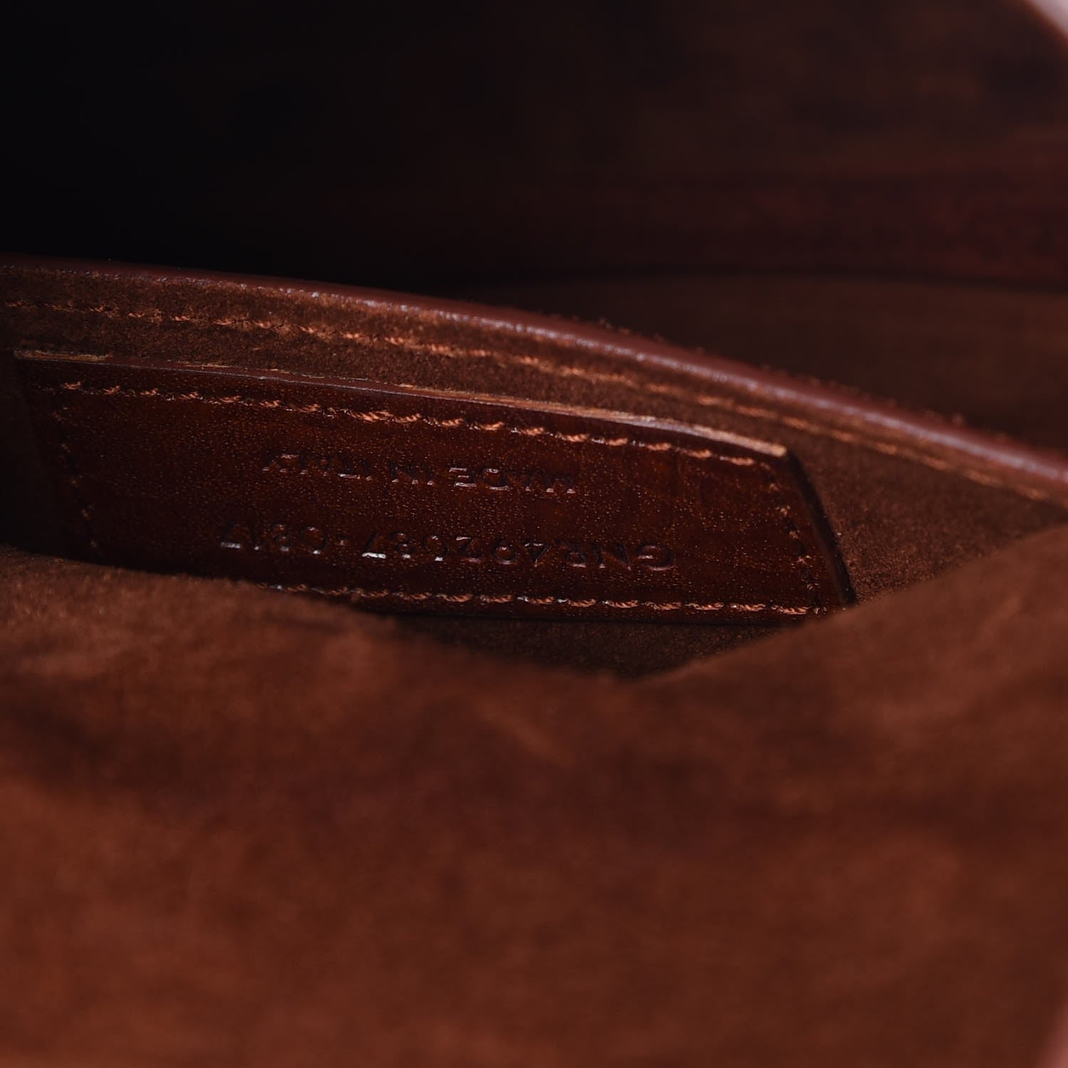 Saint Laurent Grained Calfskin Noe Belt Bag Cognac 7 of 8