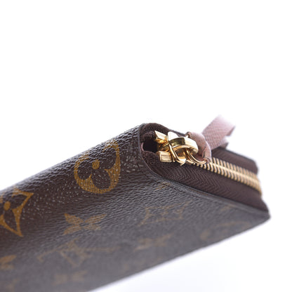 Louis Vuitton Monogram Clemence Wallet Rose Ballerine 8 of 11