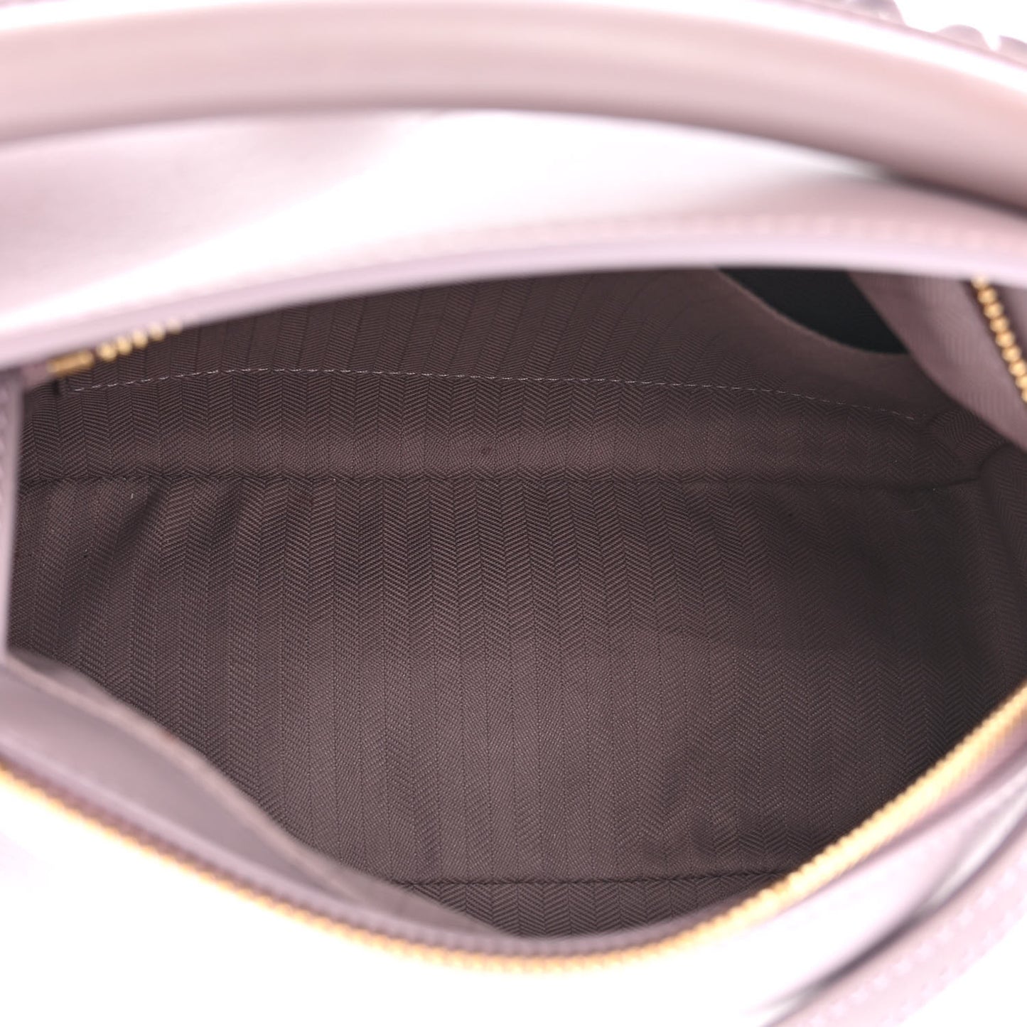 Satin Calfskin Monochrome Small Puzzle Edge Bag Pale Aubergine Glaze