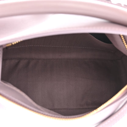 Loewe Satin Calfskin Monochrome Small Puzzle Edge Bag Pale Aubergine Glaze 5 of 12
