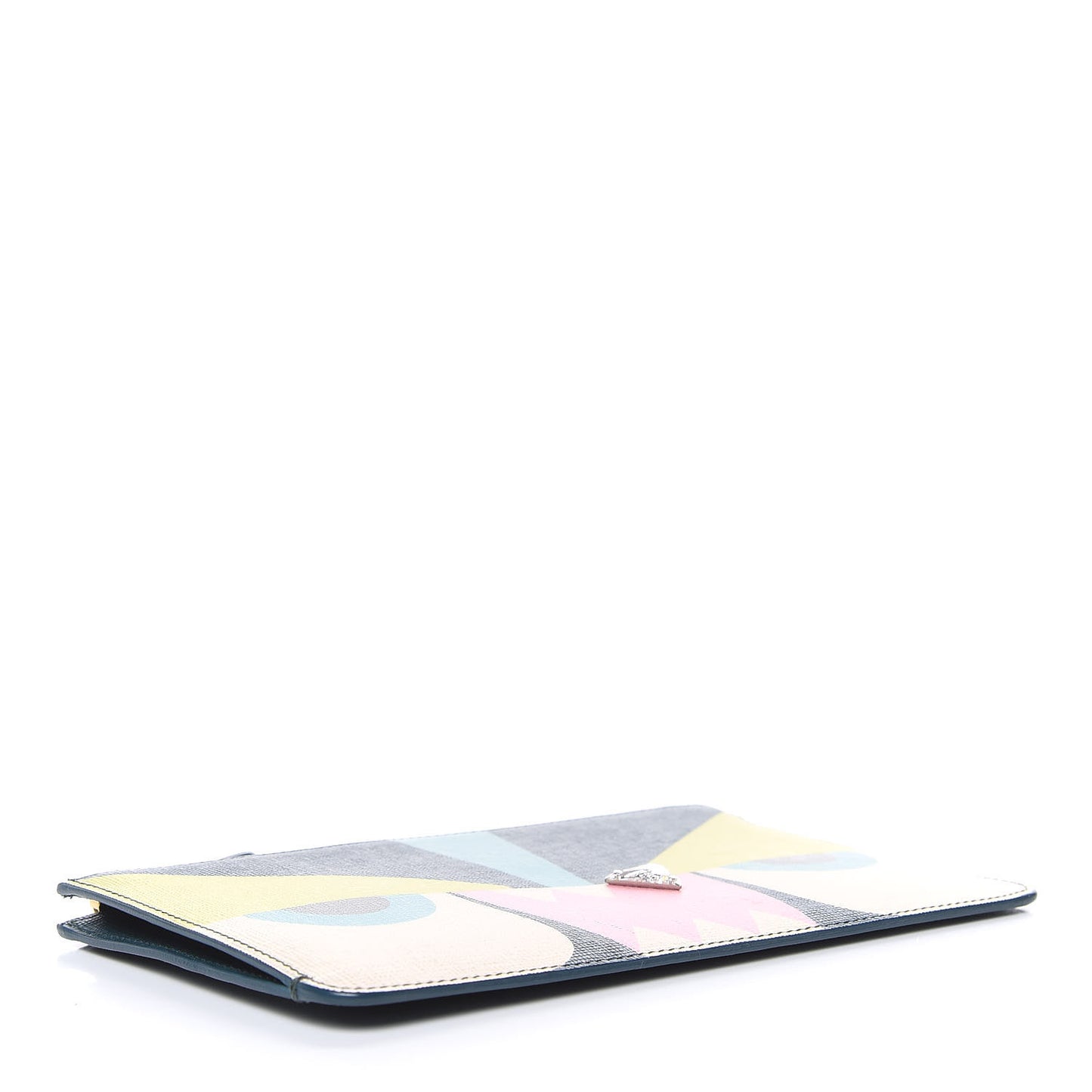 Vitello Crystal Tooth Monster Zip Pouch Oceano Multicolor