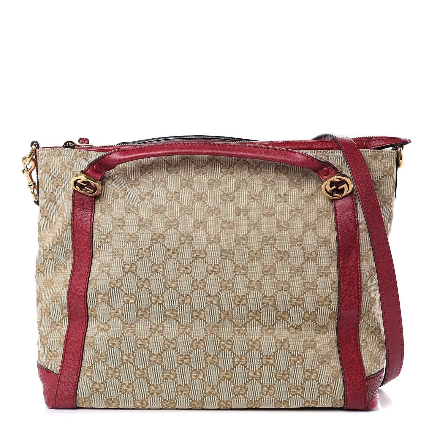 Monogram Medium Miss GG Top Handle Bag Dark Red