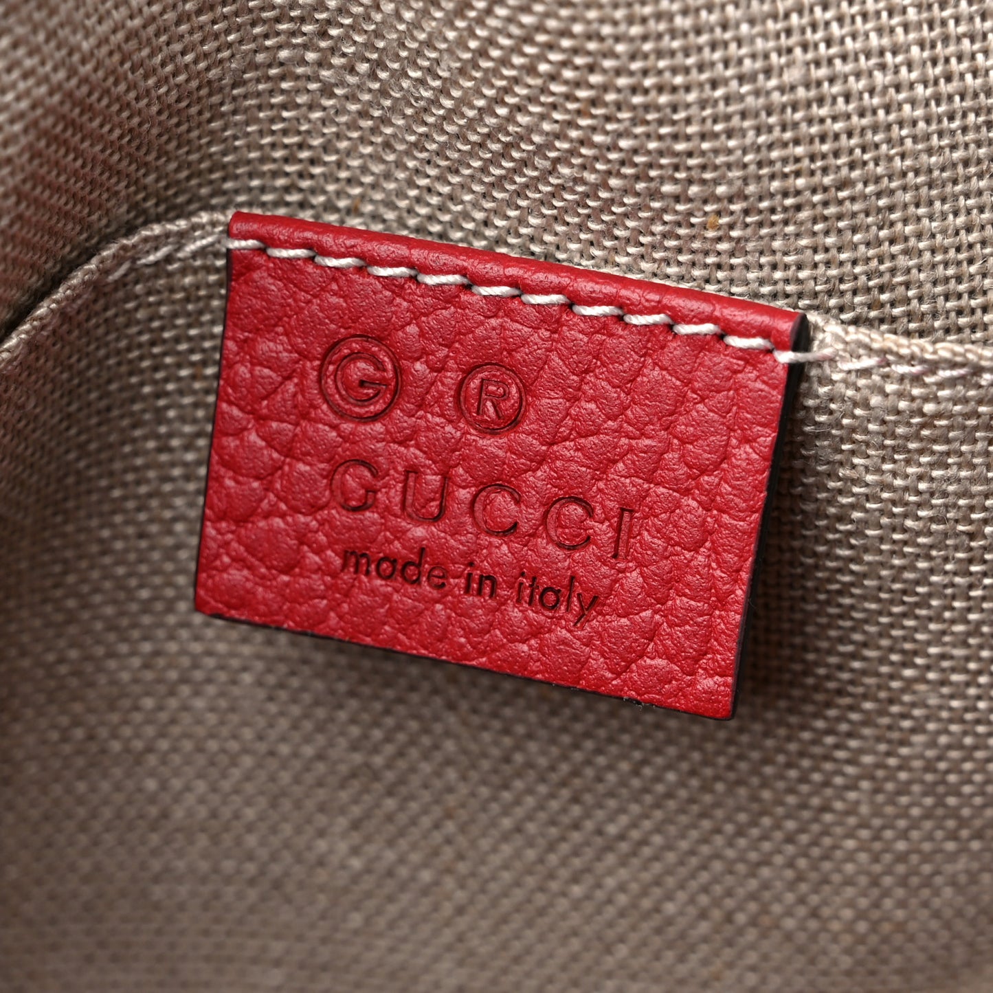 Monogram Mini Bree Messenger Bag Red