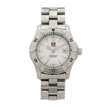 Tag Heuer Stainless Steel 28mm Professional 200M Quartz Watch White WK1311 1 of 4
