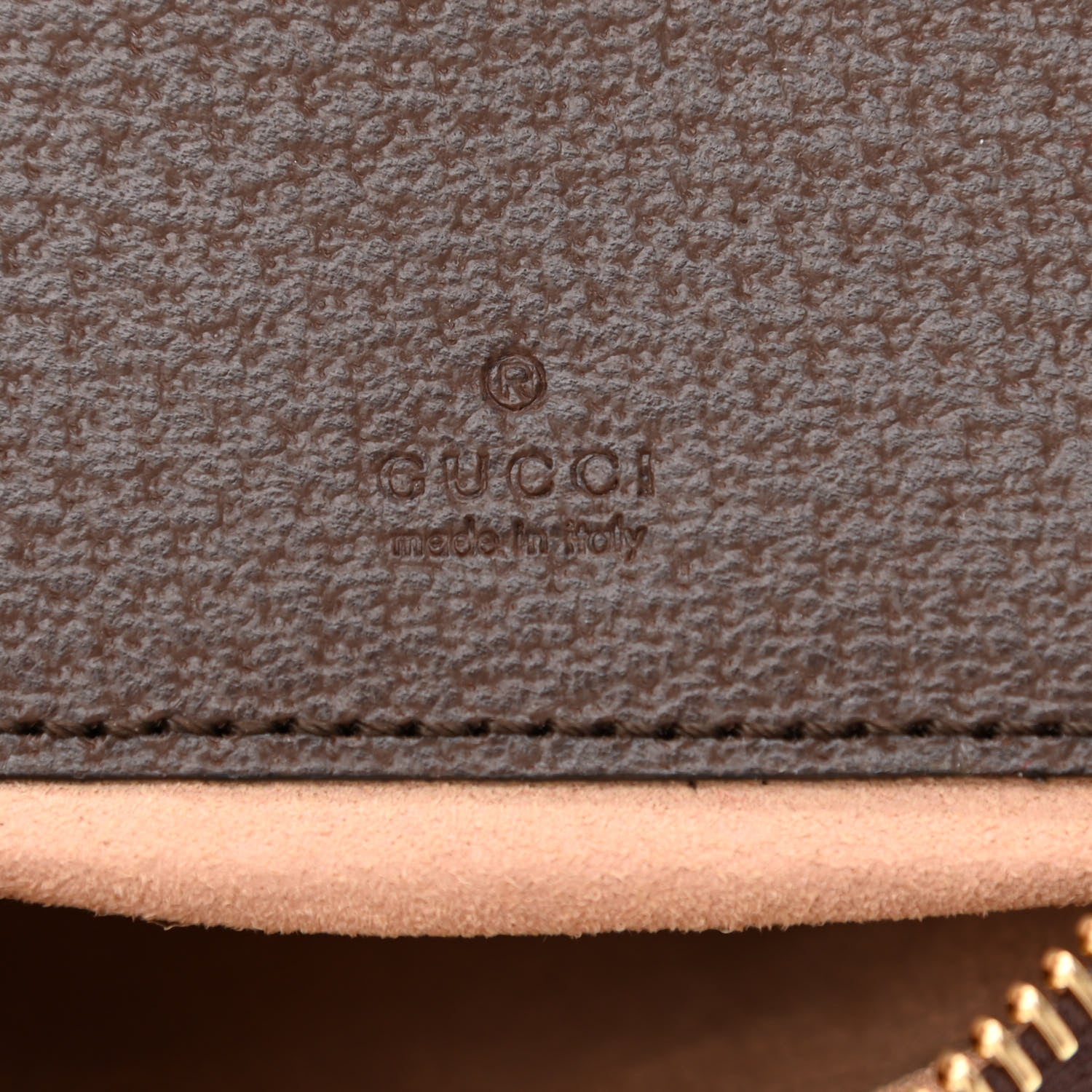 Gucci Monogram Jumbo GG Textured Dollar Calfskin Web Mini Ophidia Half Moon Hobo Camel Ebony New Acero 5 of 7