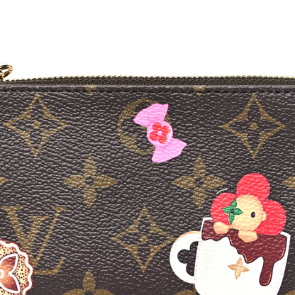 Louis Vuitton Monogram 2024 Christmas Animation Candy Factory Mini Pochette Accessories Candy Red 6 of 8