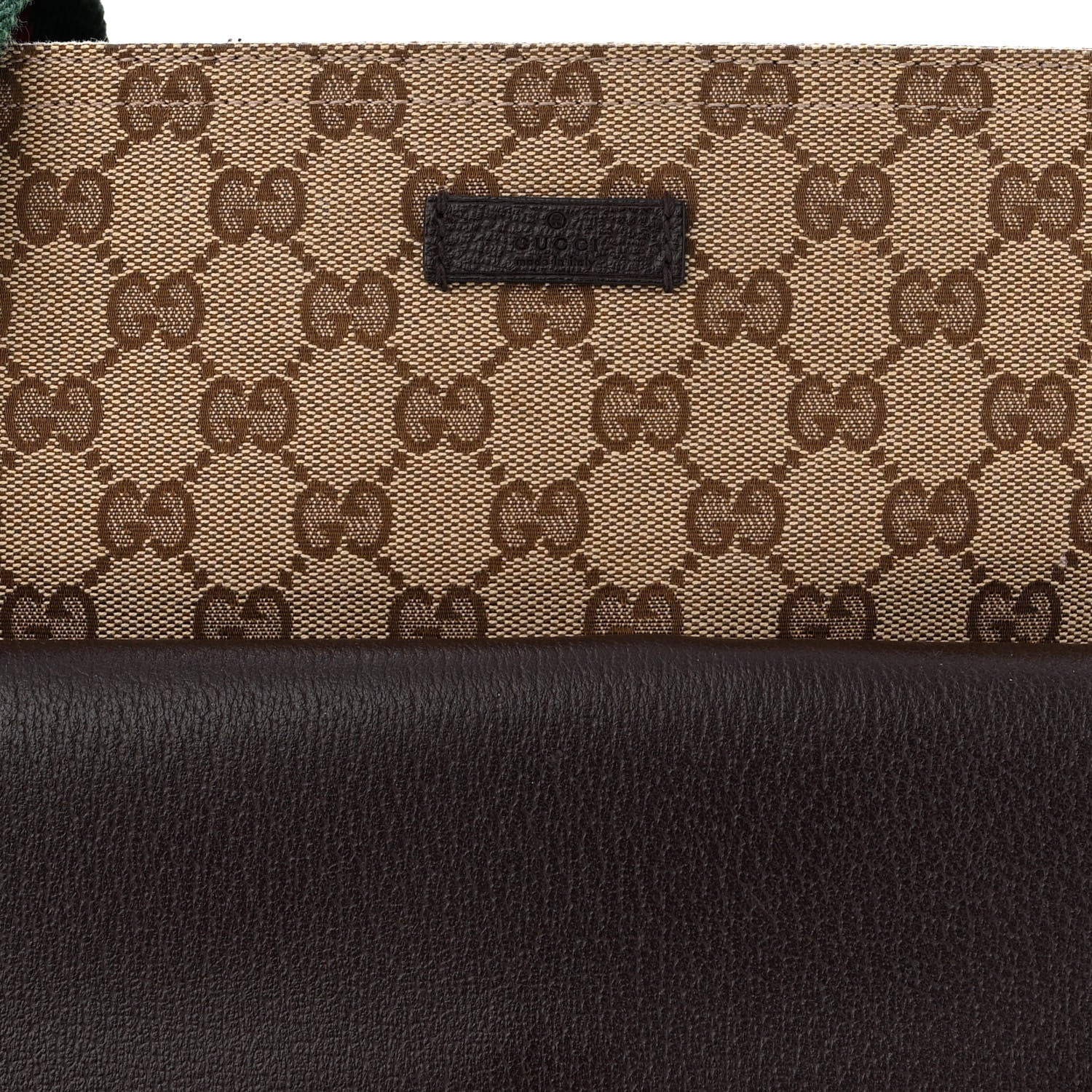 Gucci Monogram Signature Web Small Messenger Brown 8 of 10