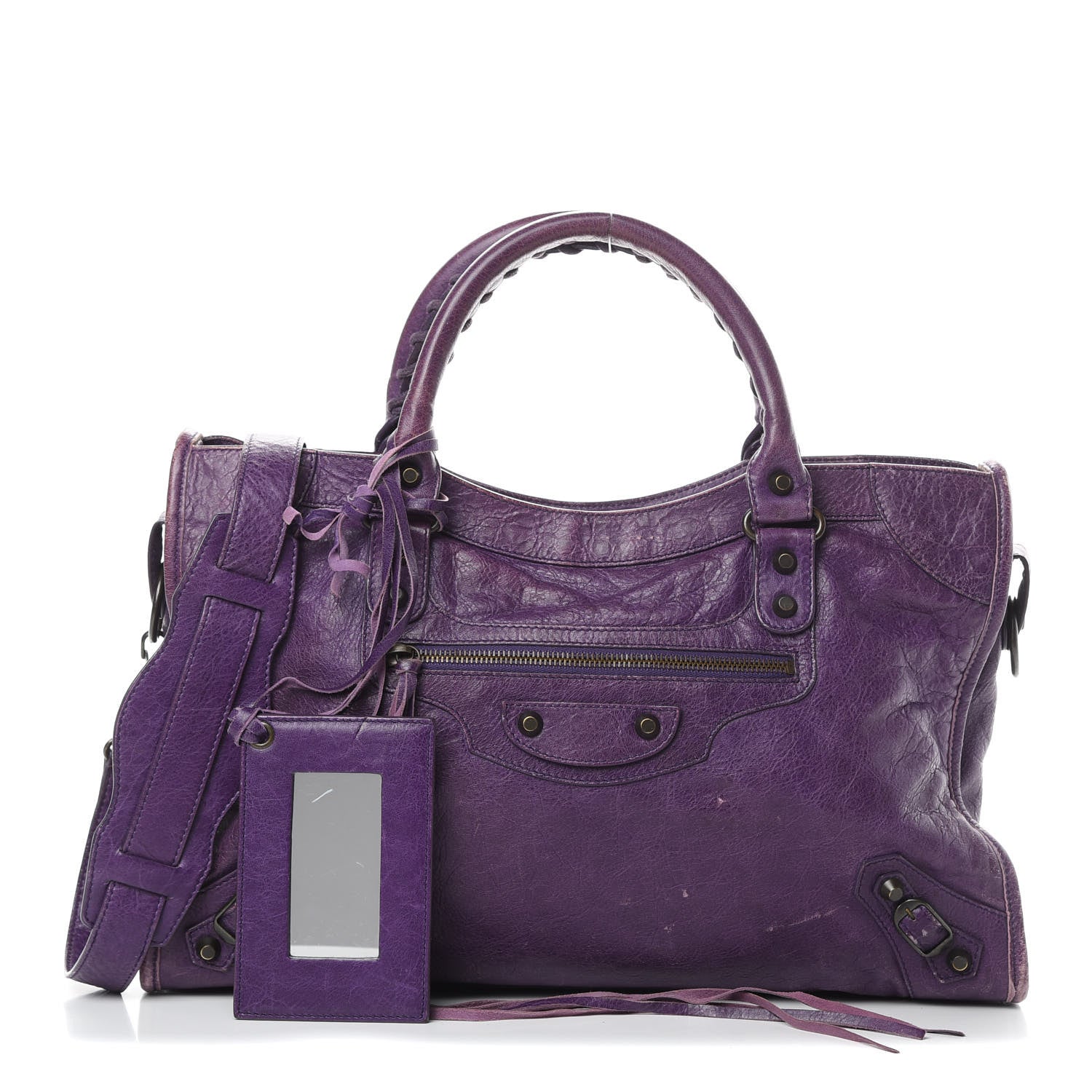 Balenciaga Agneau Classic Hardware City Dark Violet 1 of 19
