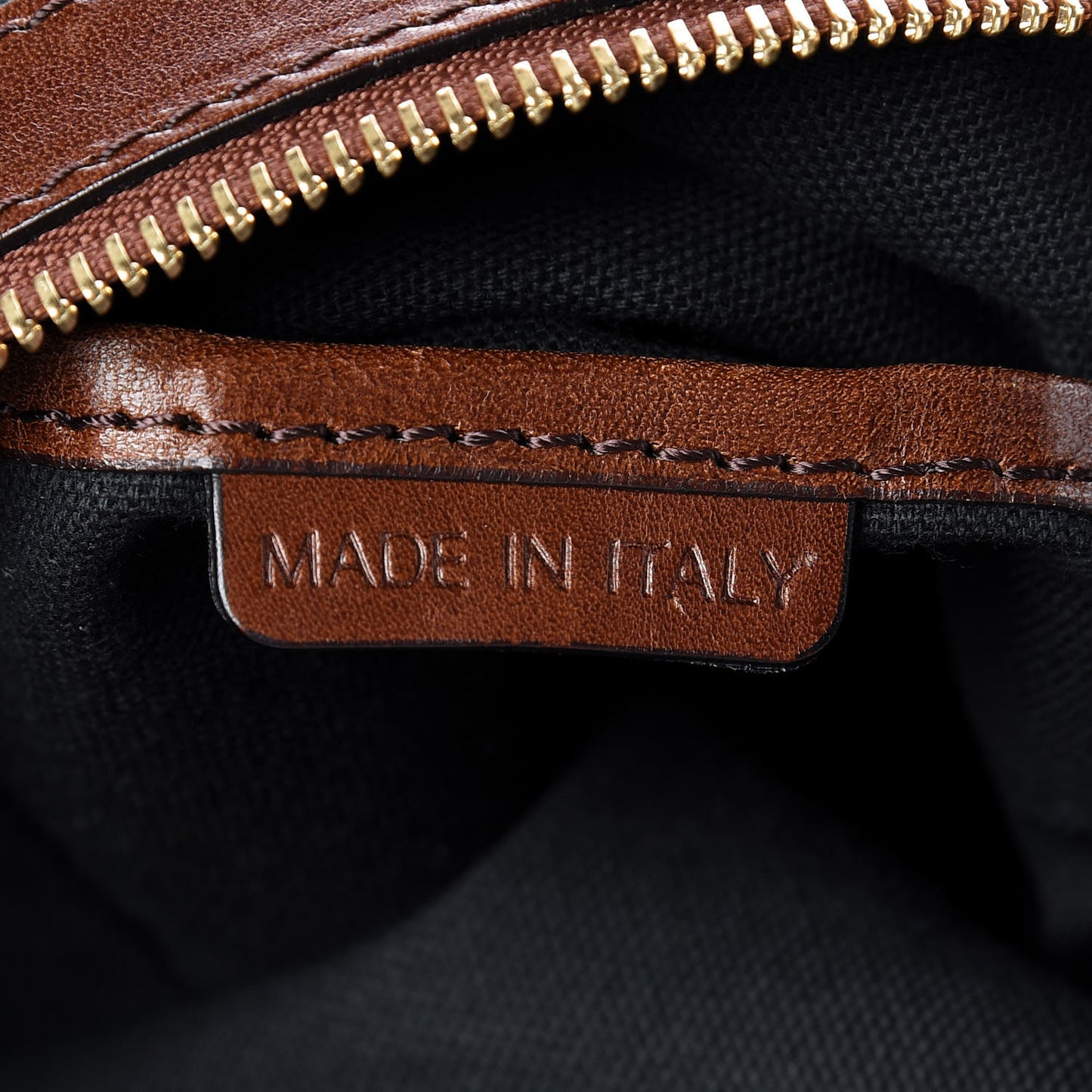 House Check Bridle Calfskin Medium Gosford Hobo Dark Tan