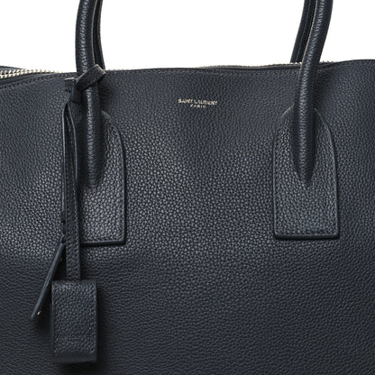 Saint Laurent Grained Calfskin 48H Sac De Jour Duffle Storm 8 of 11