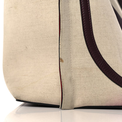 Valentino Garavani Canvas Escape Tote Natural Brown 16 of 18