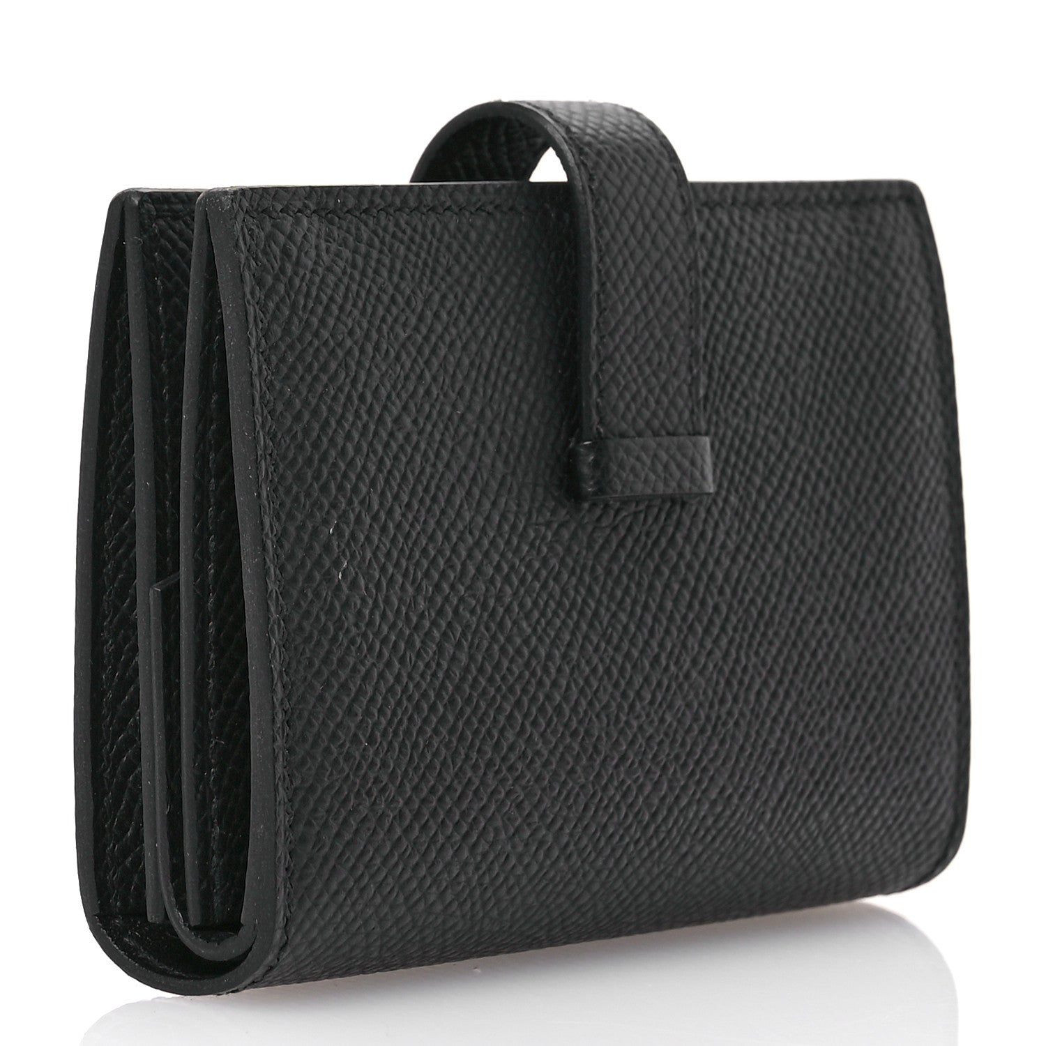Hermes Epsom Mini Bearn Wallet Black 3 of 8