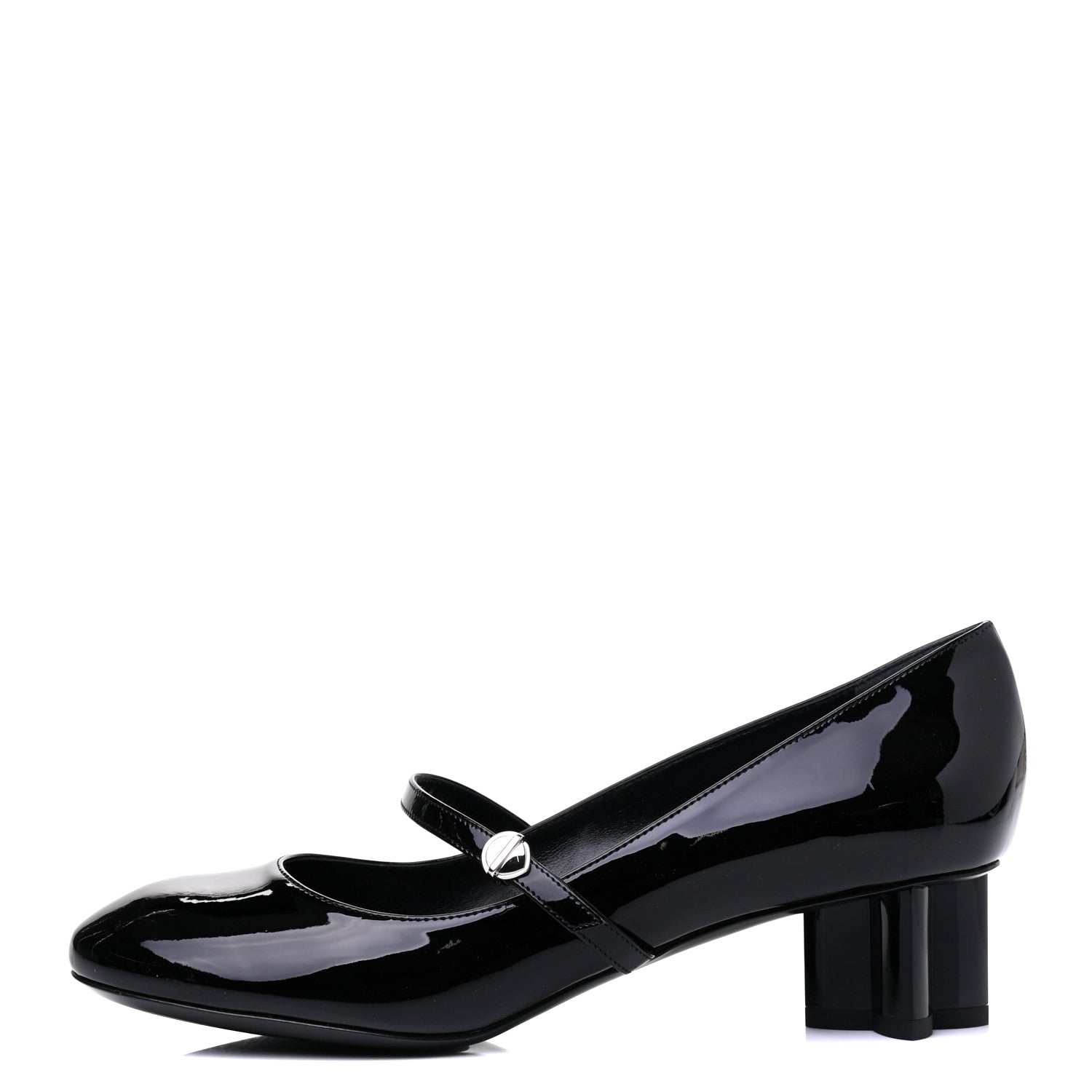 Louis Vuitton Patent Uniformes Silhouette 40mm Pumps 37 Black 1 of 8