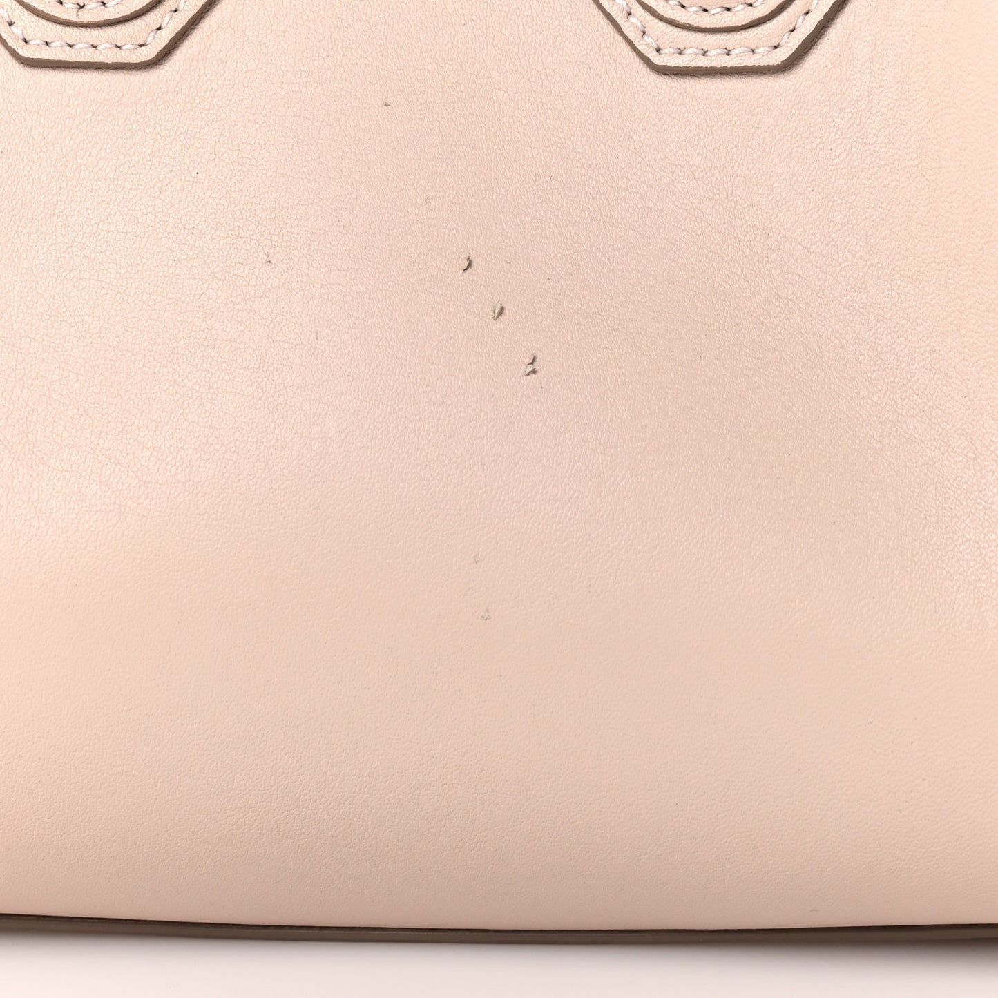 Calfskin Small Studded Antigona Beige Buff
