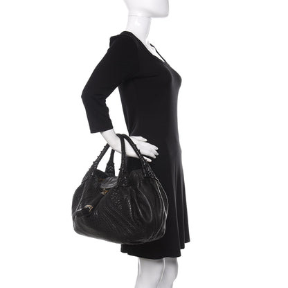 Fendi Nappa Nuvolata Spy Black 2 of 11
