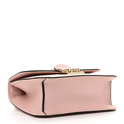Valentino Garavani Vitello Mini Glam Lock Rockstud Flap Water Rose 3 of 9