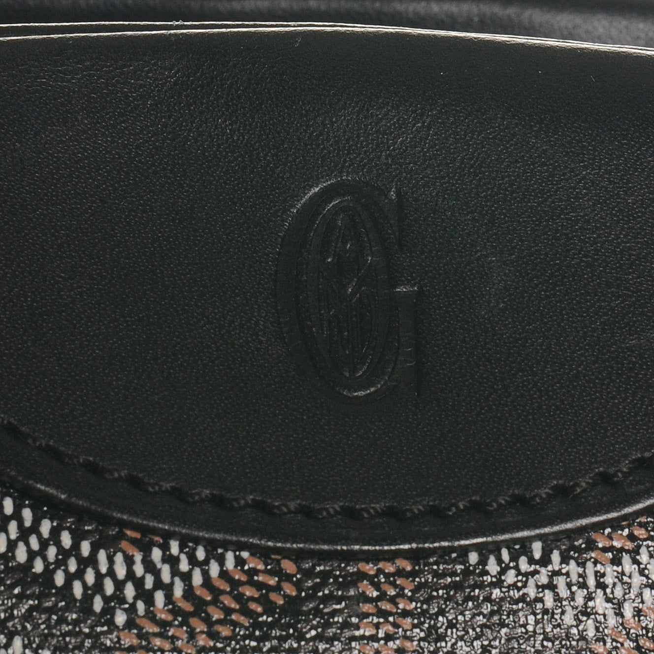 Goyard Goyardine Saint Jeanne MM Bowler Black 6 of 8