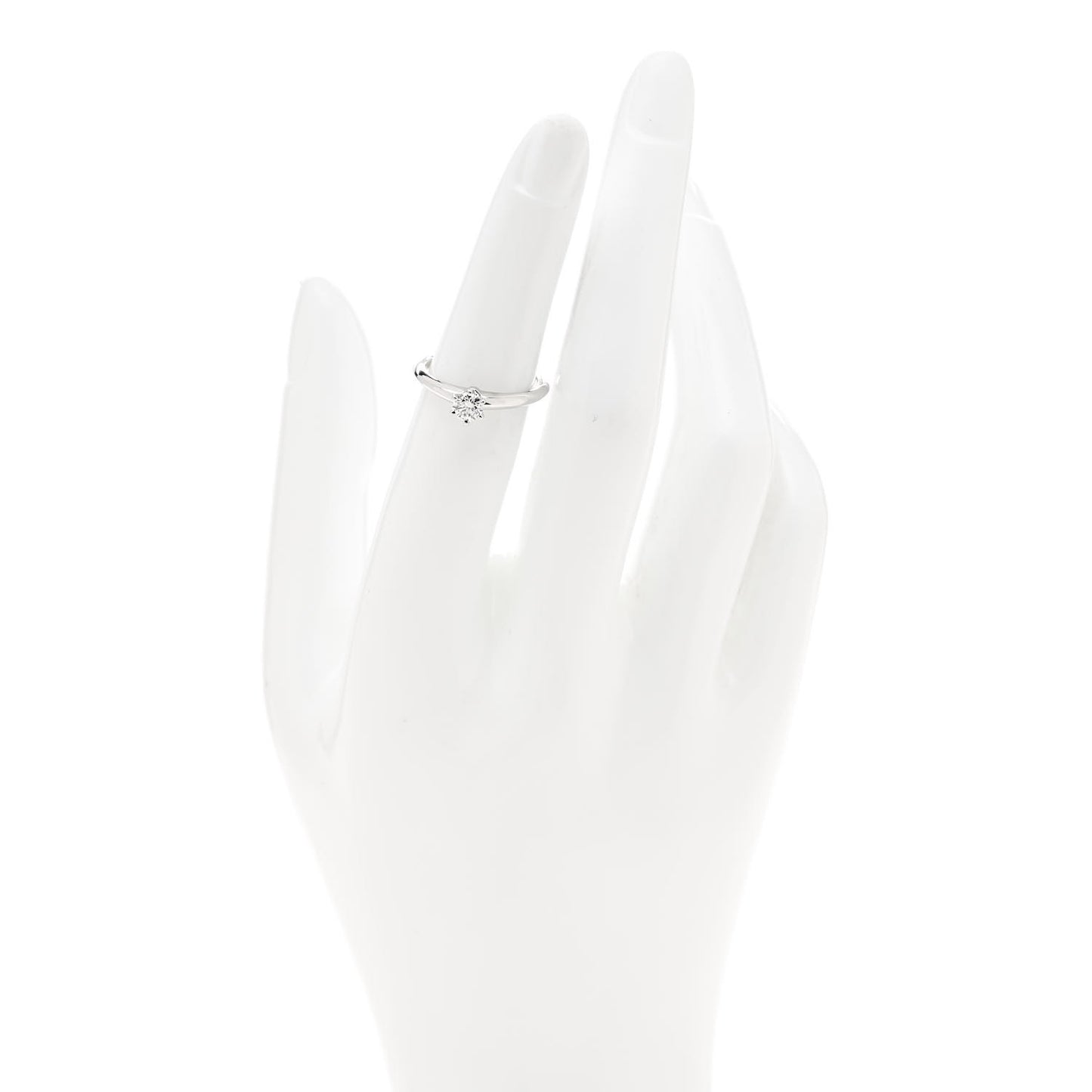 Platinum Diamond .28ct Solitaire Engagement Ring 49 5