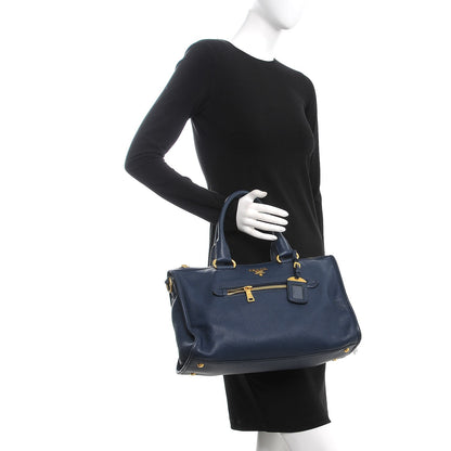 Prada Vitello Daino Bauletto Bleuette 3 of 8