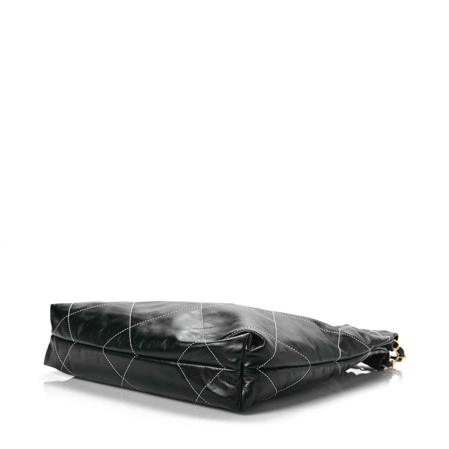 Chanel Shiny Calfskin Quilted Small Chanel 22 Black 9 of 9