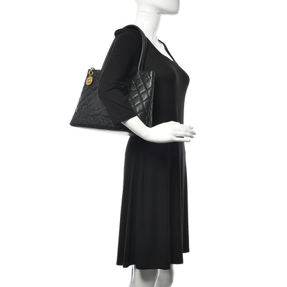 Chanel Caviar Quilted Medallion Tote Black 2 of 12