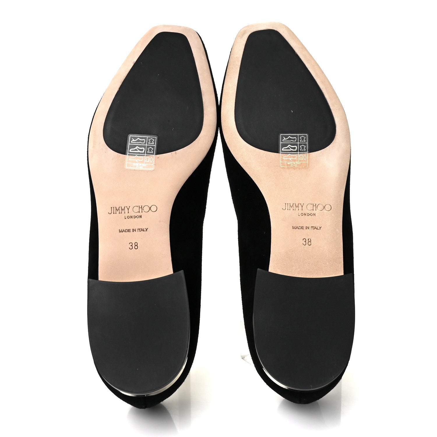Jimmy Choo Suede Jaida Flat Loafer 38 Black 5 of 8