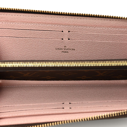 Louis Vuitton Monogram Clemence Wallet Rose Ballerine 5 of 6
