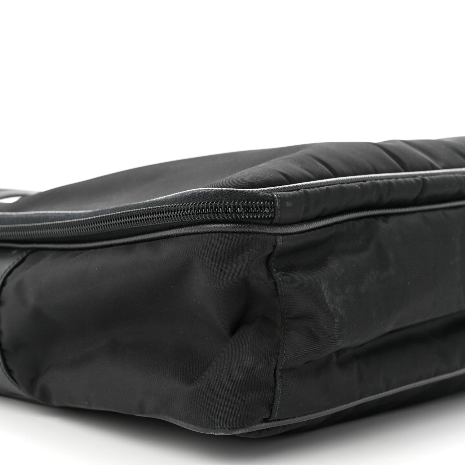 Prada Tessuto Nylon Saffiano Briefcase Black 10 of 12