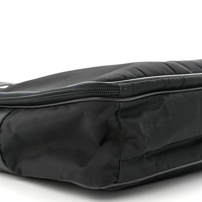 Prada Tessuto Nylon Saffiano Briefcase Black 10 of 12