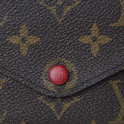 Louis Vuitton Monogram Josephine Wallet Red 7 of 10