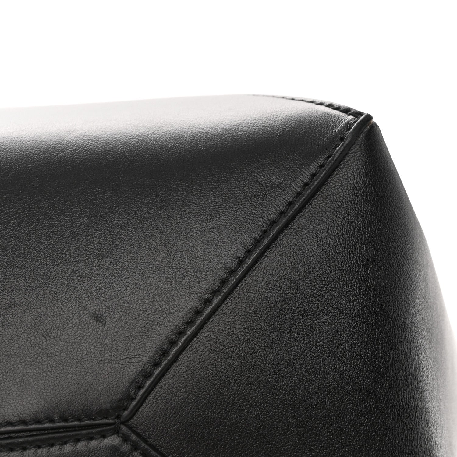 Loewe Shiny Calfskin Medium Puzzle Fold Tote Black 14 of 14