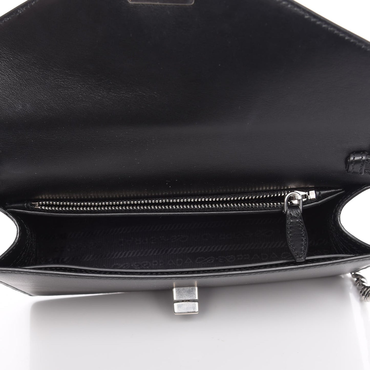 Soft Calf Logo Crossbody Nero Black