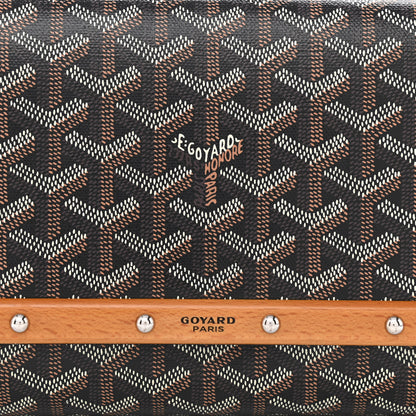 Goyard Goyardine Monte Carlo Bois Clutch With Strap Black 7 of 11