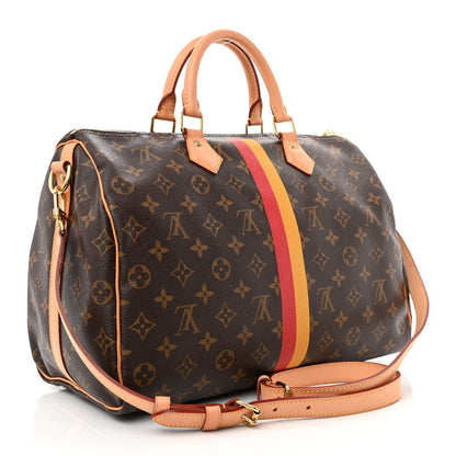 Louis Vuitton Monogram My LV Heritage Speedy Bandouliere 35 Jaune Rouge 2 of 11