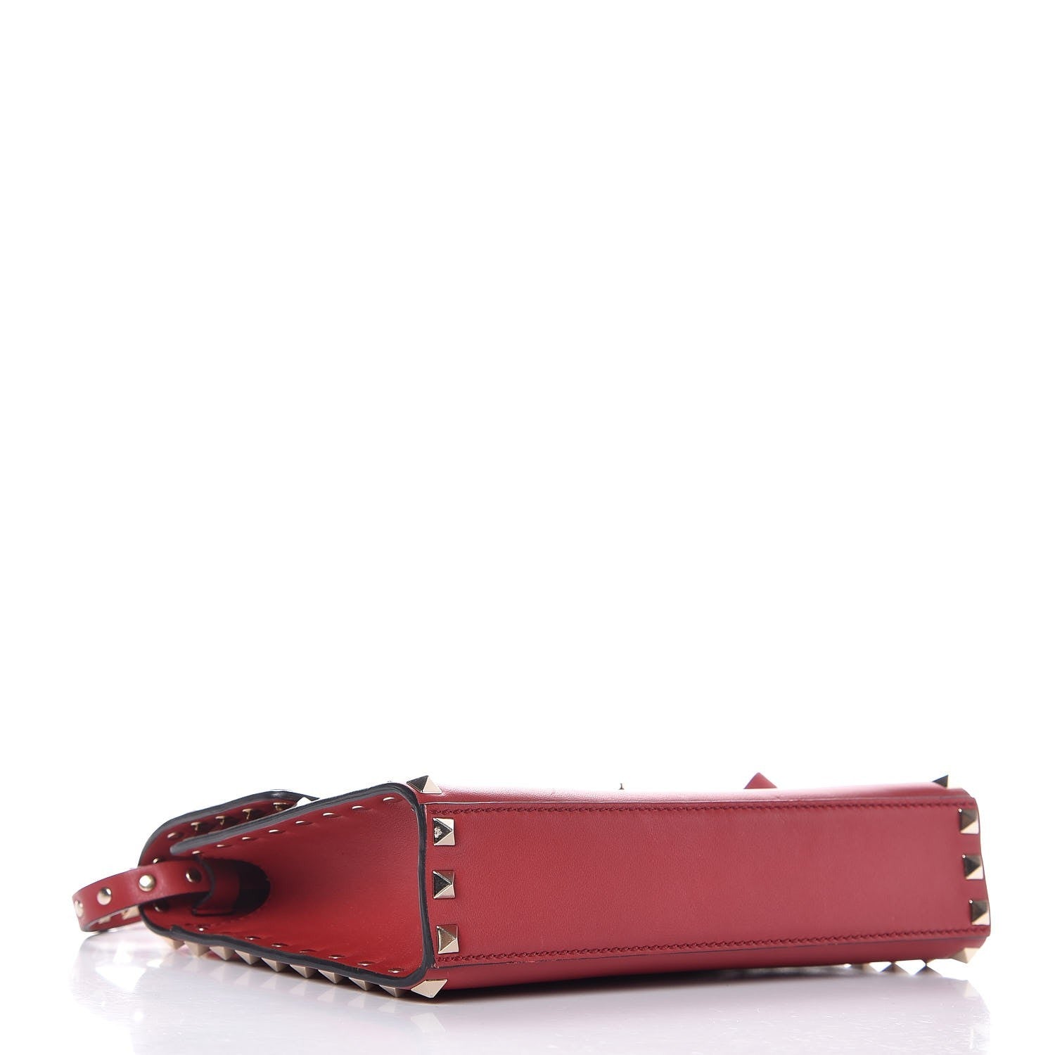 Valentino Garavani Vitello Medium Rockstud Flip Lock Crossbody Bag Rosso Valentino 4 of 7