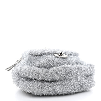 Chanel Lurex Knit Mini Pluto Glitter Backpack Grey 4 of 9